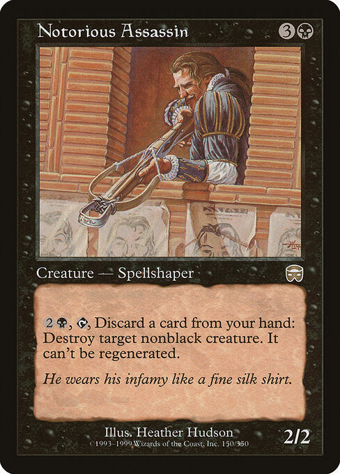 Notorious Assassin - Mercadian Masques - 150