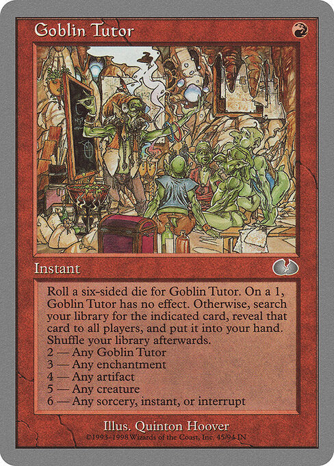 Goblin Tutor - Unglued - 45