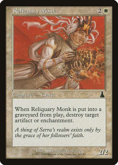 Reliquary Monk - Urza's Destiny - 14