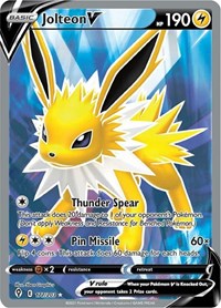 Jolteon V (Full Art) - SWSH07: Evolving Skies - 177/203