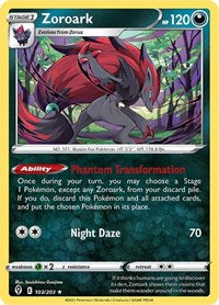 Zoroark - SWSH07: Evolving Skies - 103/203