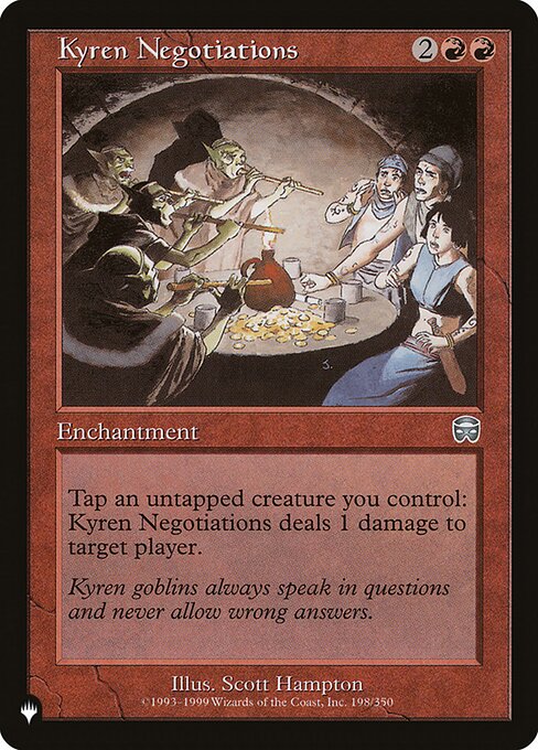 Kyren Negotiations - The List - MMQ-198