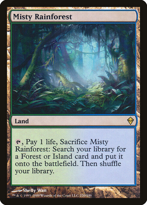 Misty Rainforest - Zendikar - 220