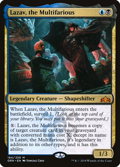 Lazav, the Multifarious - Guilds of Ravnica - 184