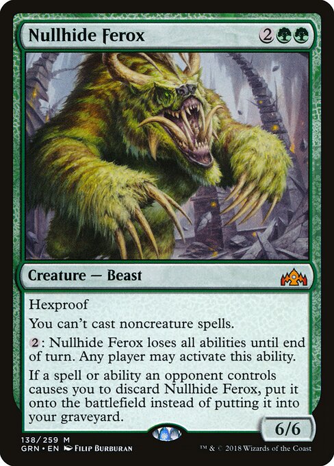 Nullhide Ferox - Guilds of Ravnica - 138