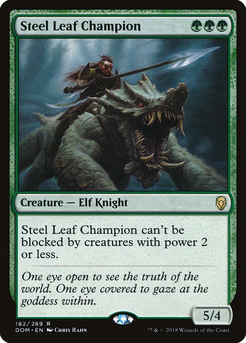 Steel Leaf Champion - Dominaria - 182