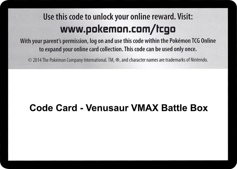 Image for Code Card - Venusaur VMAX Battle Box (MCAP) - Pokemon