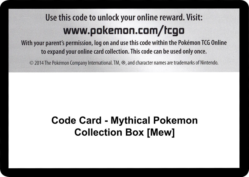 Image for Code Card - Mythical Pokemon Collection Box [Mew] (GEN) - Pokemon