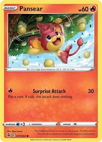 Pansear - SWSH08: Fusion Strike - 037/264