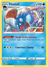 Huntail - SWSH08: Fusion Strike - 066/264