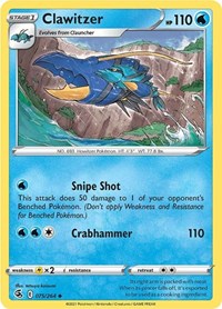 Clawitzer - SWSH08: Fusion Strike - 075/264