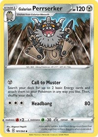 Galarian Perrserker - SWSH08: Fusion Strike - 181/264