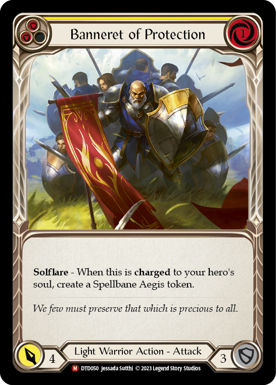 Banneret of Protection [DTD050] (Dusk Till Dawn)  Rainbow Foil