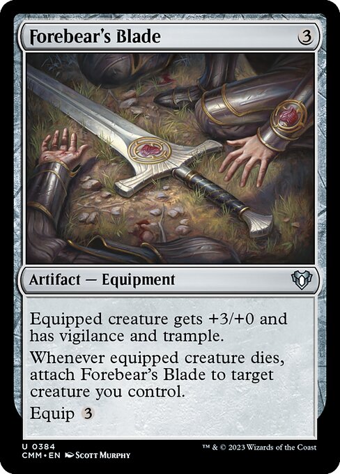 Forebear's Blade - Commander Masters - 384