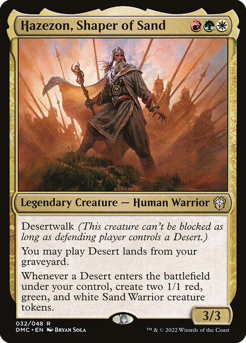 Hazezon, Shaper of Sand - Dominaria United Commander - 32