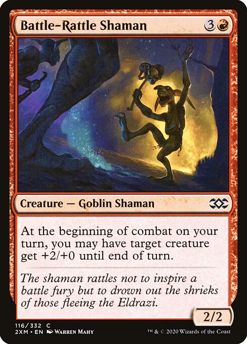 Battle-Rattle Shaman - Double Masters - 116
