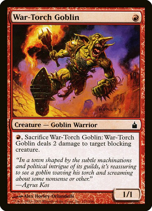 War-Torch Goblin - Ravnica: City of Guilds - 151
