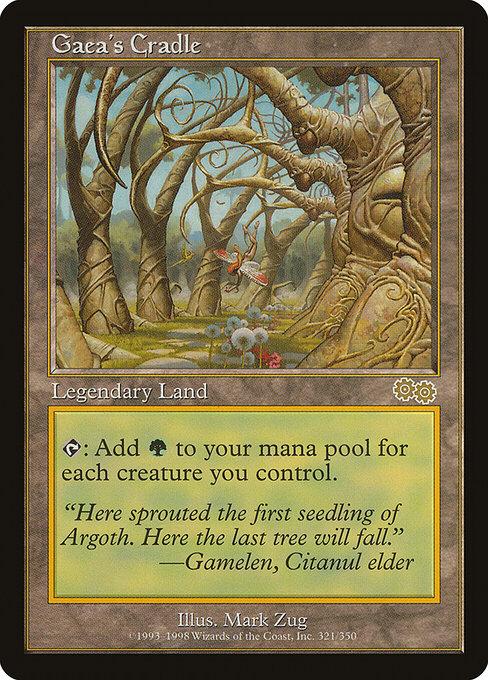 Gaea's Cradle - Urza's Saga - 321