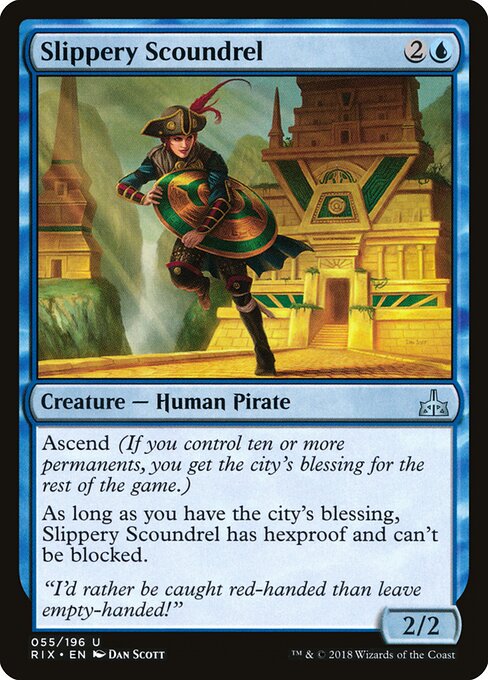 Slippery Scoundrel - Rivals of Ixalan - 55