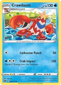 Crawdaunt - SWSH09: Brilliant Stars - 033/172