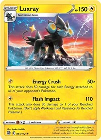 Luxray - SWSH09: Brilliant Stars - 051/172