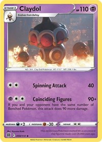 Claydol - SWSH09: Brilliant Stars - 059/172