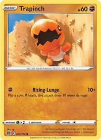 Trapinch - SWSH09: Brilliant Stars - 074/172