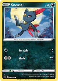 Sneasel - SWSH09: Brilliant Stars - 086/172