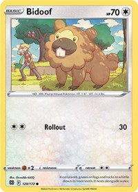Bidoof - SWSH09: Brilliant Stars - 120/172