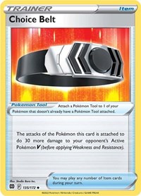 Choice Belt - SWSH09: Brilliant Stars - 135/172