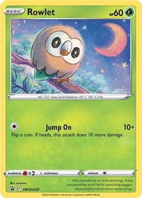 Rowlet - SWSH220 - SWSH: Sword & Shield Promo Cards - SWSH220
