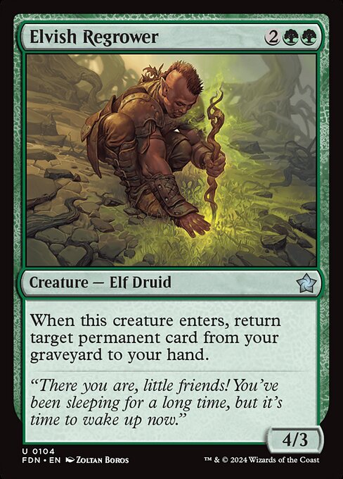 Elvish Regrower - Foundations - 104