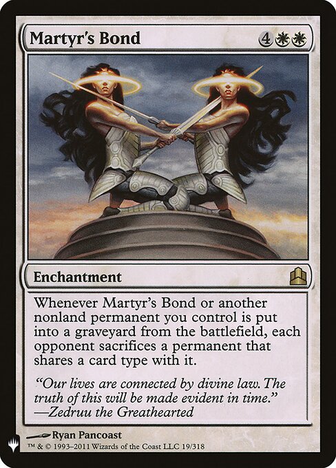 Martyr's Bond - The List - CMD-19