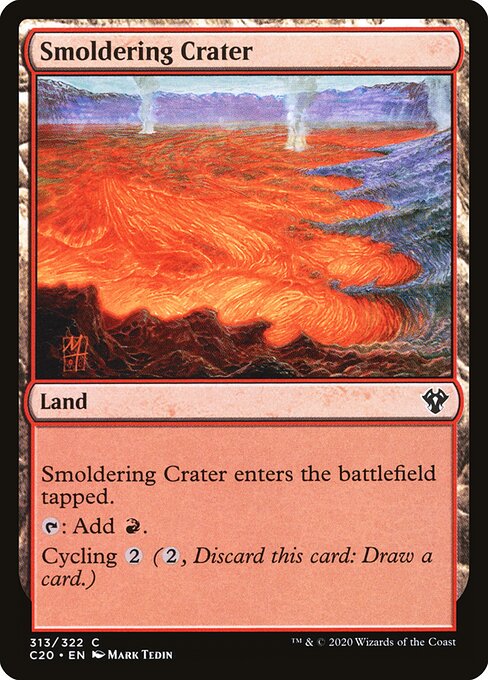 Smoldering Crater - Commander 2020 - 313