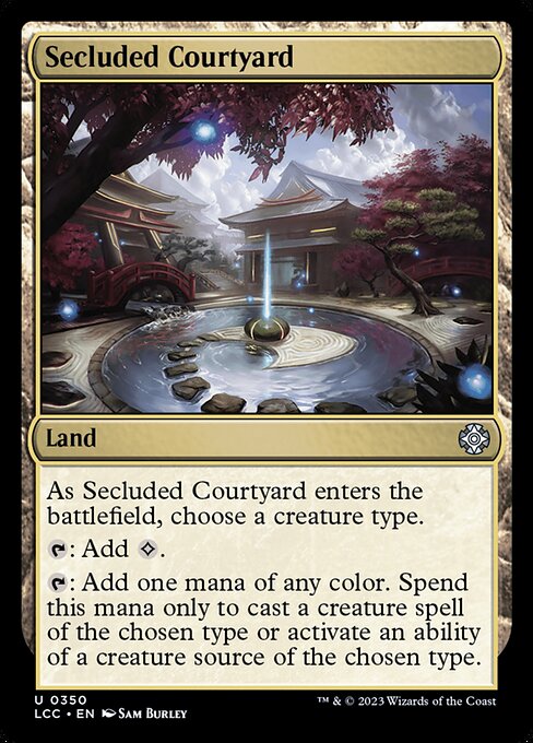 Secluded Courtyard - The Lost Caverns of Ixalan Commander - 350