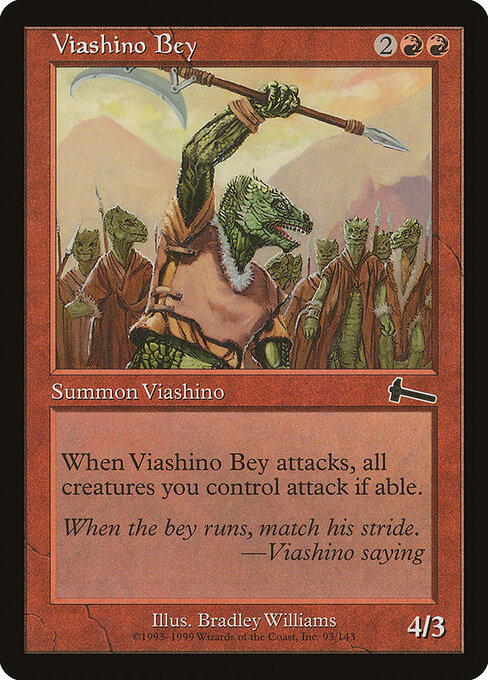 Viashino Bey - Urza's Legacy - 93