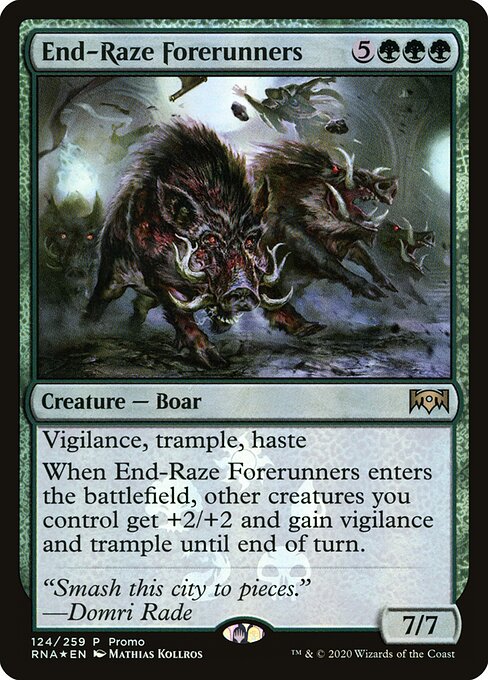 End-Raze Forerunners - Ravnica Allegiance Promos - 124★