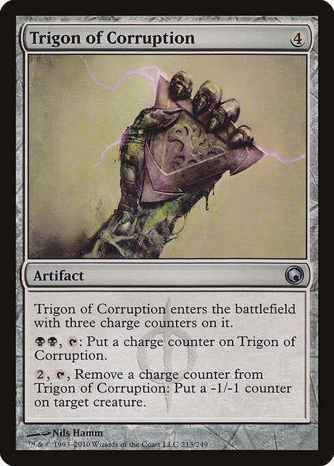 Trigon of Corruption - Scars of Mirrodin - 213