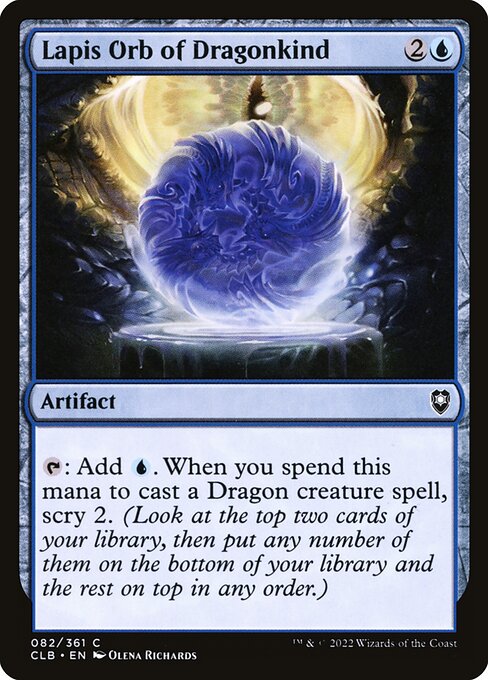 Lapis Orb of Dragonkind - Commander Legends: Battle for Baldur's Gate - 82