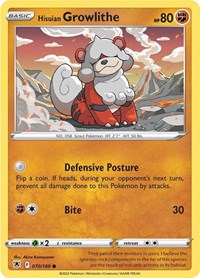 Hisuian Growlithe - SWSH10: Astral Radiance - 070/189