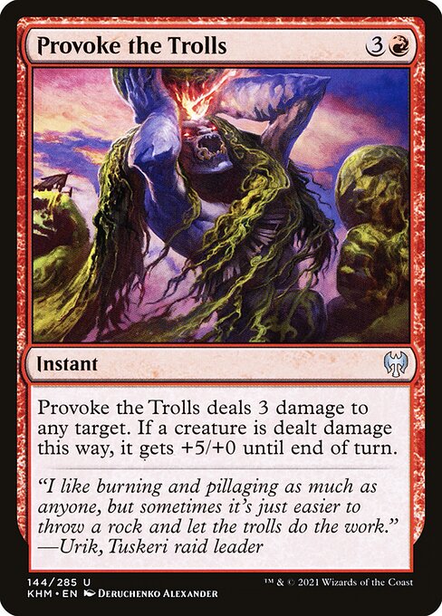 Provoke the Trolls - Kaldheim - 144