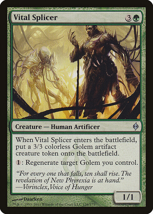 Vital Splicer - New Phyrexia - 126
