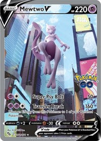 Mewtwo V (Alternate Full Art) - Pokemon GO - 072/078