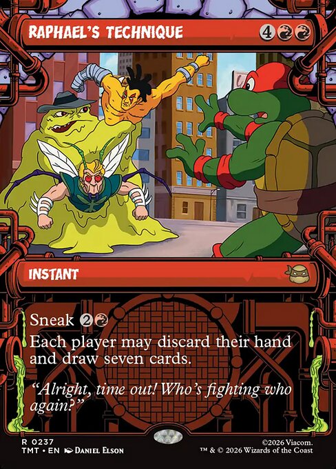 Raphael's Technique - Teenage Mutant Ninja Turtles - 237