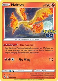 Moltres - Pokemon GO - 012/078