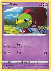 Natu - Pokemon GO - 032/078