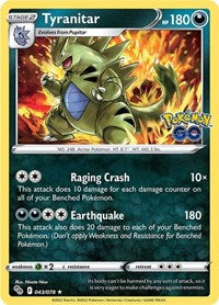 Tyranitar - Pokemon GO - 043/078