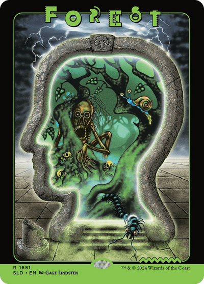 Forest (1651) (Rainbow Foil) [Secret Lair Drop Series]