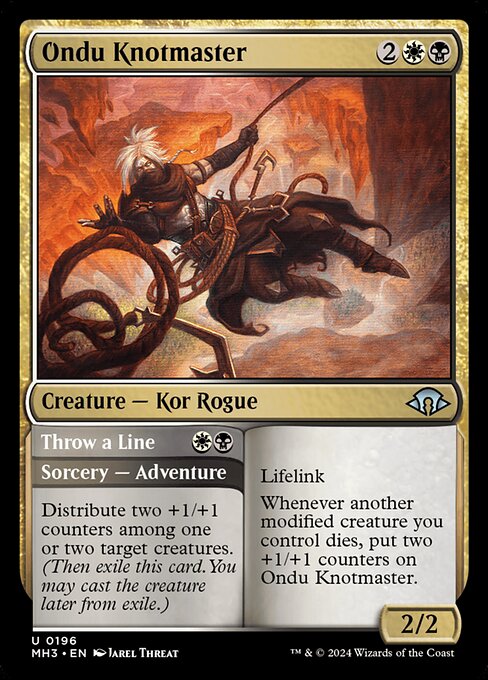 Ondu Knotmaster // Throw a Line - Modern Horizons 3 - 196