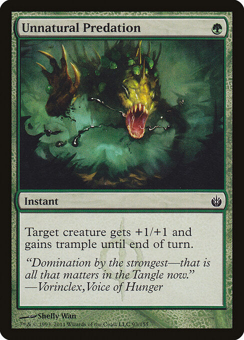 Unnatural Predation - Mirrodin Besieged - 93